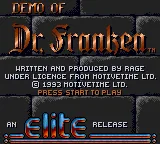 Dr. Franken title screen