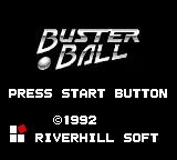 Buster Ball title screen
