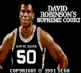 David Robinson's Supreme Court (USA) (Auto Demo) title screen