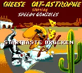 Cheese Cat-Astrophe Starring Speedy Gonzales title screen