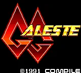 GG Aleste title screen