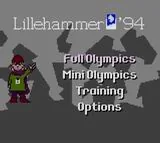Winter Olympics title screen