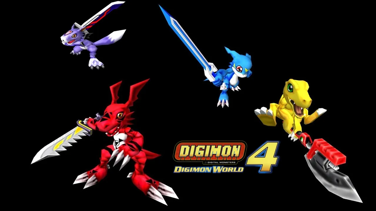 Backdrop artwork for Digimon World 4