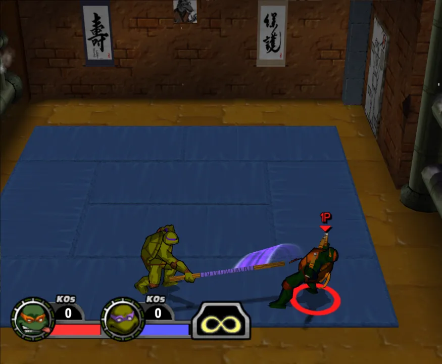 Backdrop artwork for TMNT: Mutant Melee