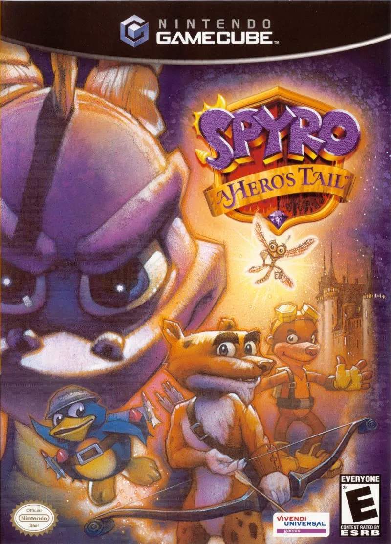 Spyro: A Hero's Tail box art