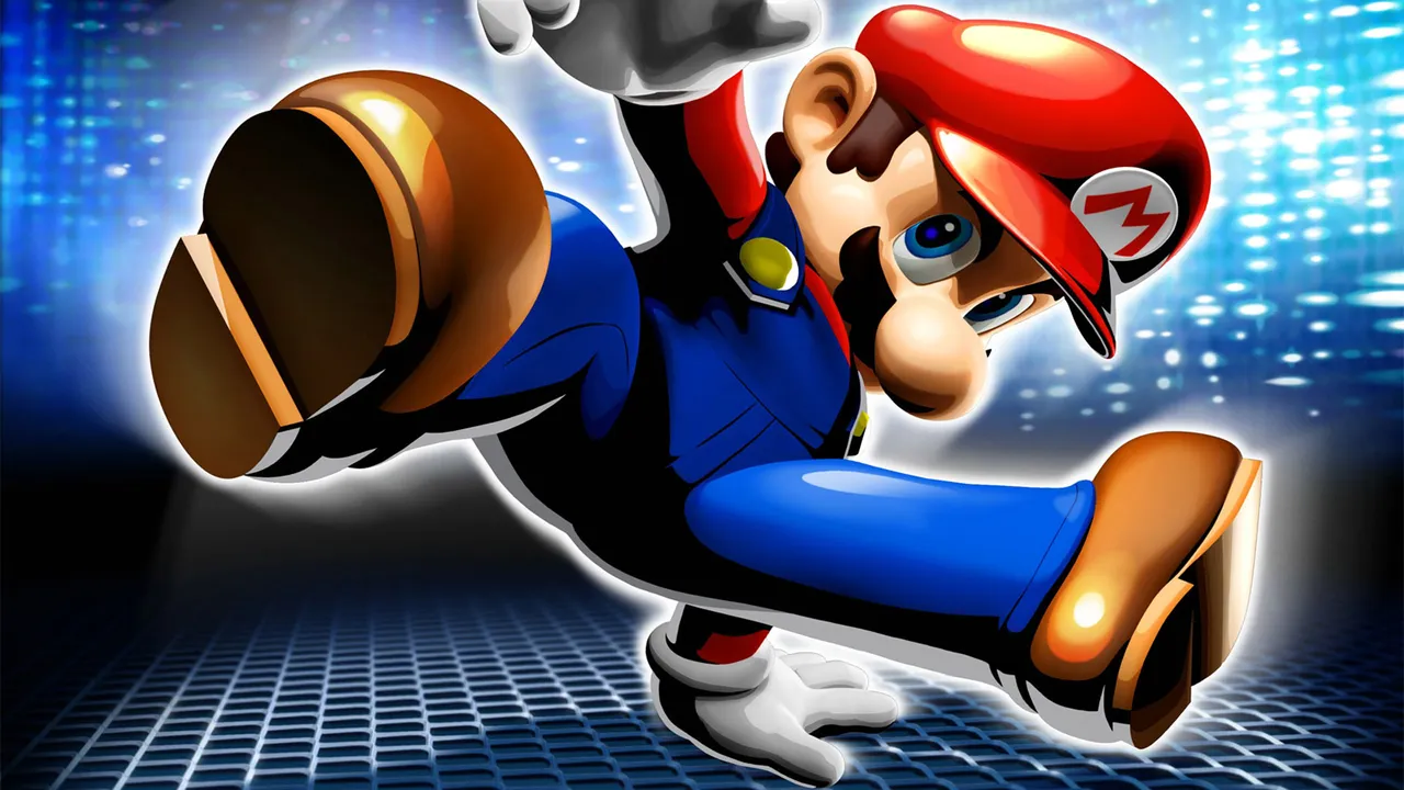 Backdrop artwork for Dance Dance Revolution: Mario Mix