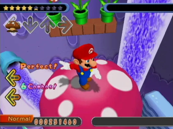Dance Dance Revolution: Mario Mix screenshot