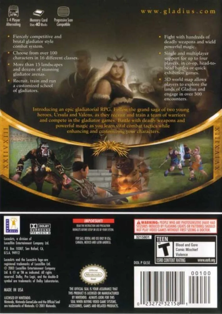 Gladius box back