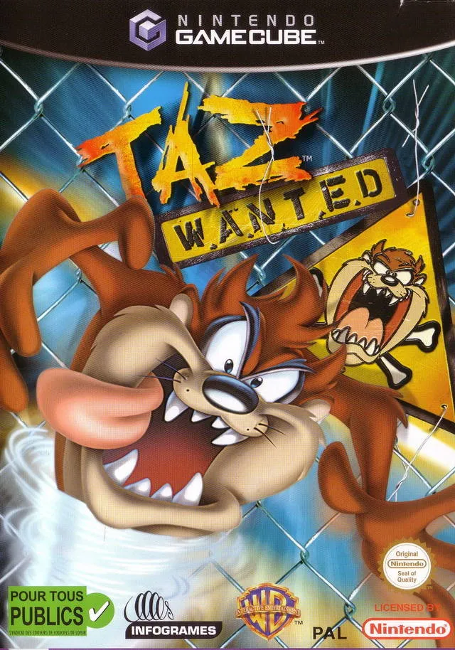Taz: Wanted box art