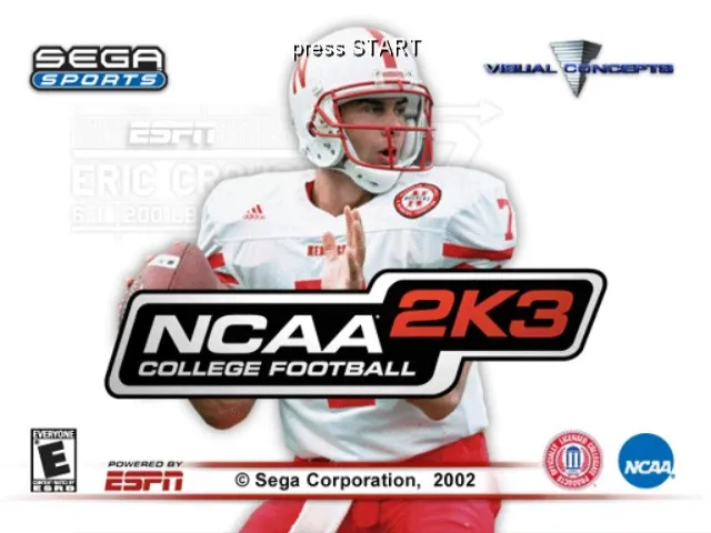 Backdrop artwork for NCAA College Football 2K3