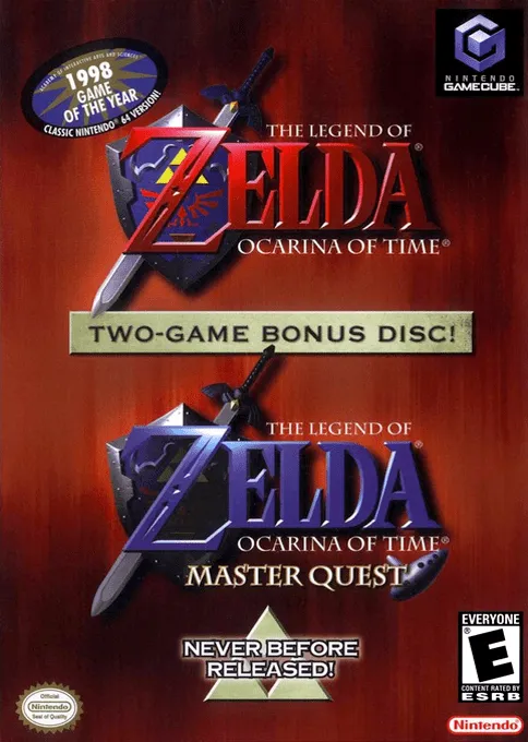The Legend of Zelda: Ocarina of Time / Master Quest box art