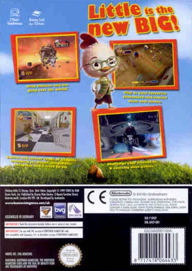 Chicken Little box back