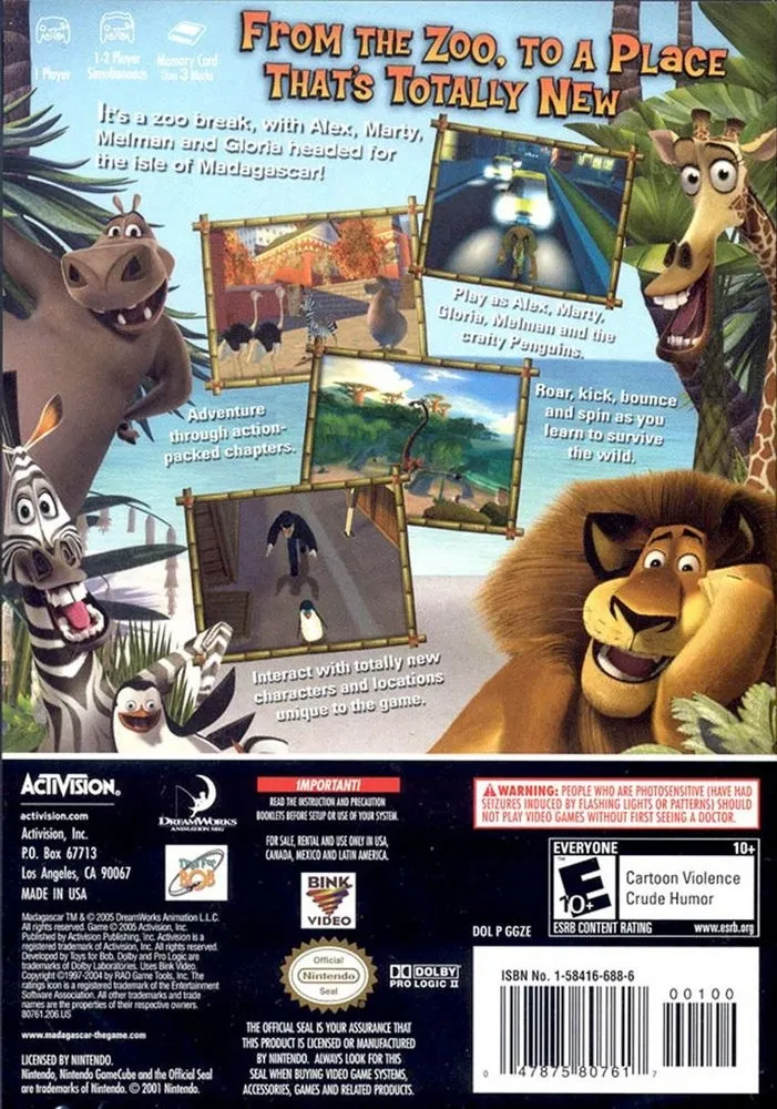 Madagascar box back