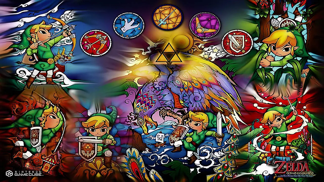 Backdrop artwork for The Legend of Zelda: The Wind Waker