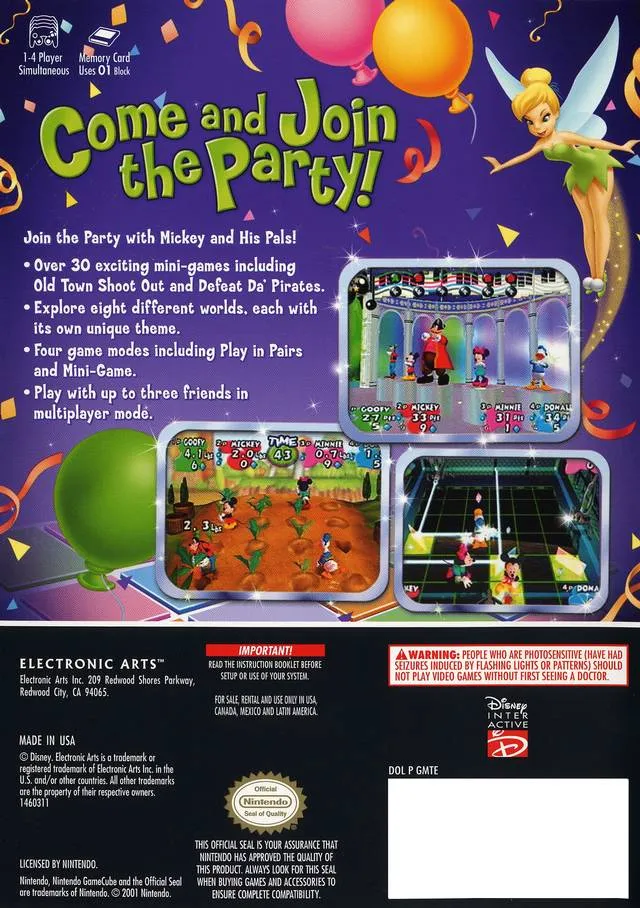 Disney's Party box back