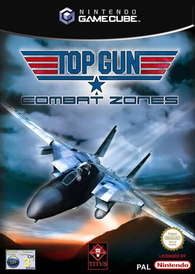 Top Gun: Combat Zones box art