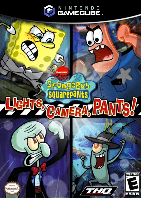SpongeBob SquarePants: Lights, Camera, Pants! box art