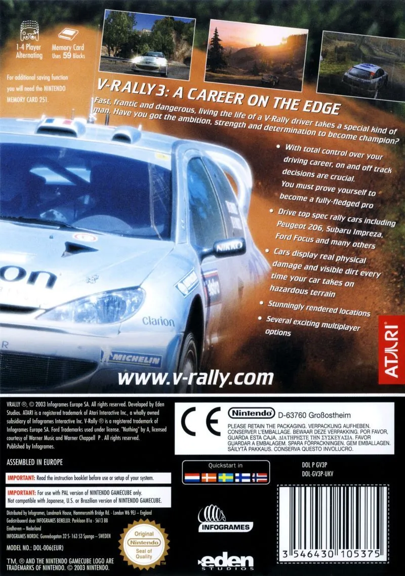 V-Rally 3 box back