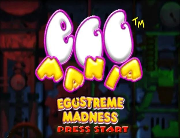 Backdrop artwork for Egg Mania: Eggstreme Madness