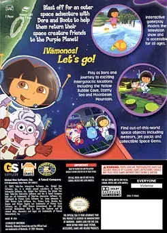 Dora the Explorer: Journey to the Purple Planet box back