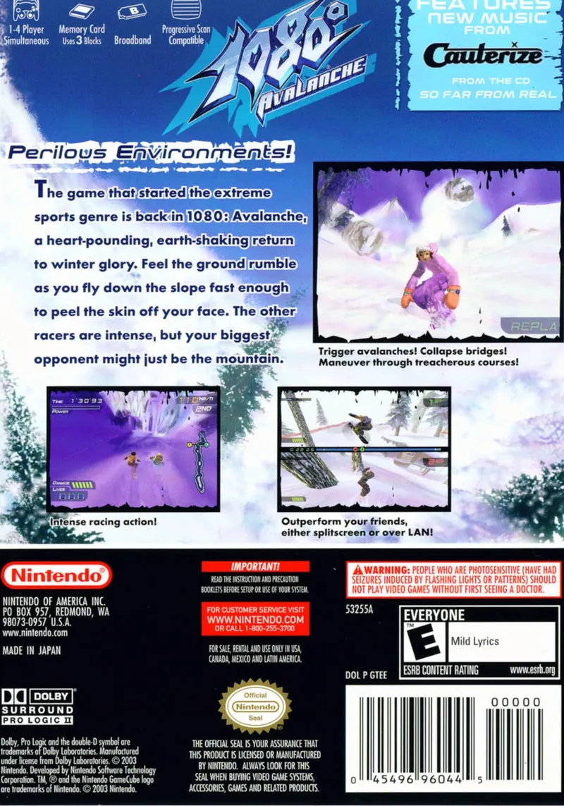 1080° Avalanche box back
