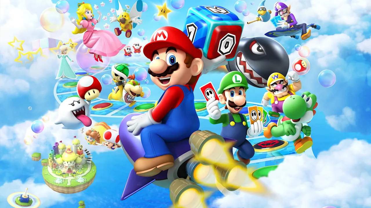 Backdrop artwork for Mario Party 6