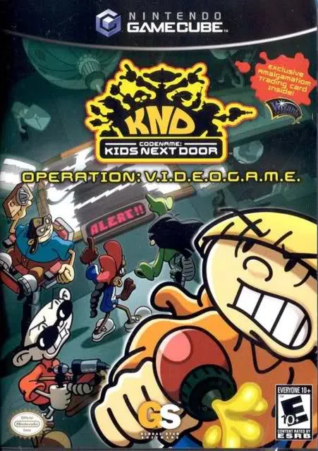Codename: Kids Next Door – Operation: V.I.D.E.O.G.A.M.E. cover art for Nintendo GameCube