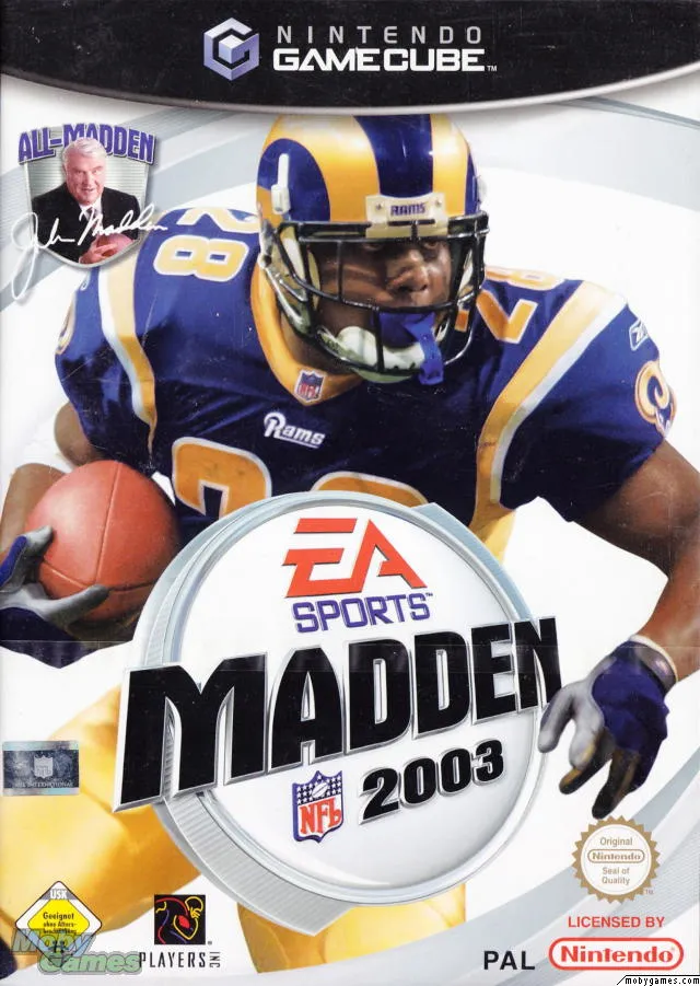 Madden NFL 2003 box art