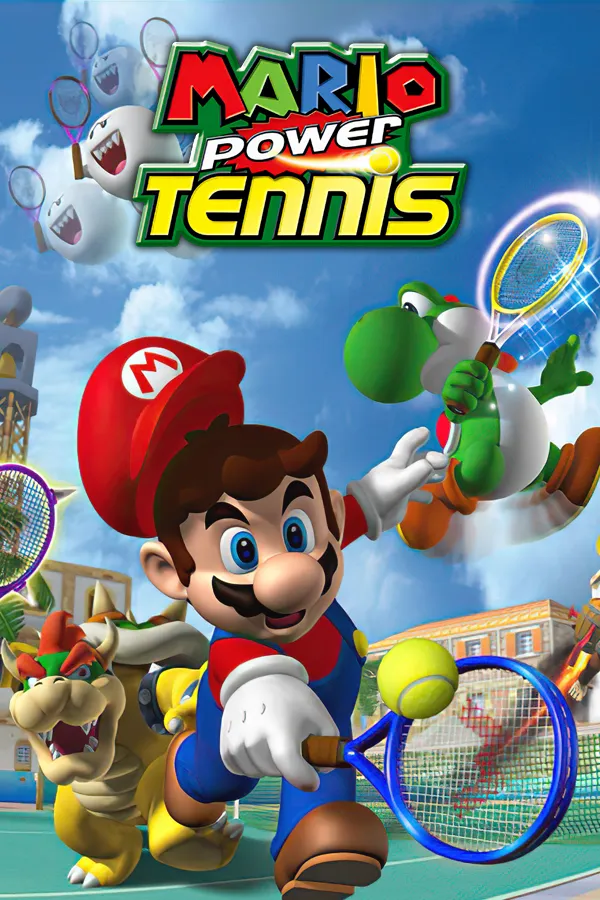 Mario Power Tennis box art