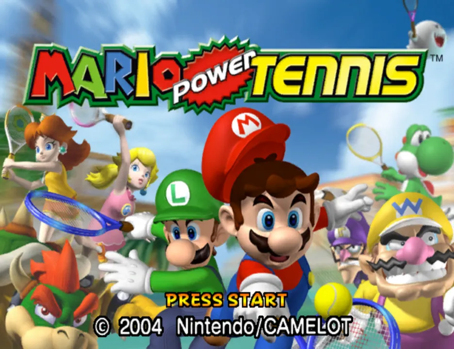 Mario Power Tennis screenshot