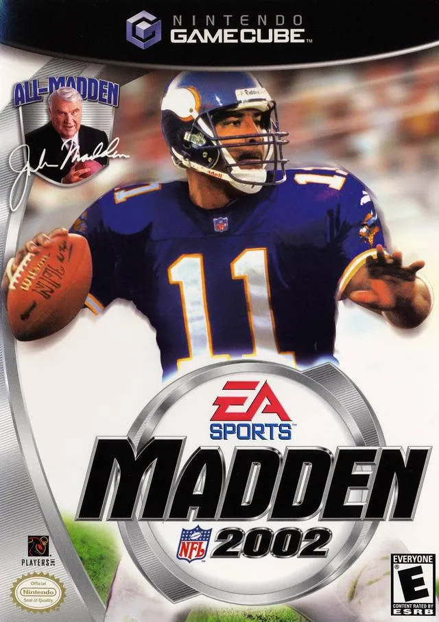 Madden NFL 2002 box art