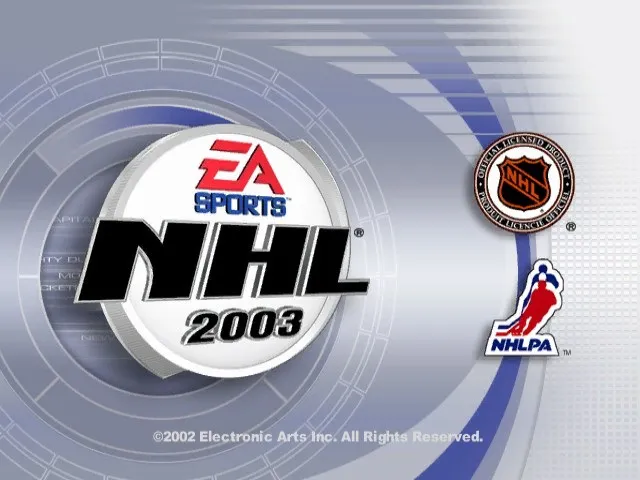 Backdrop artwork for NHL 2003
