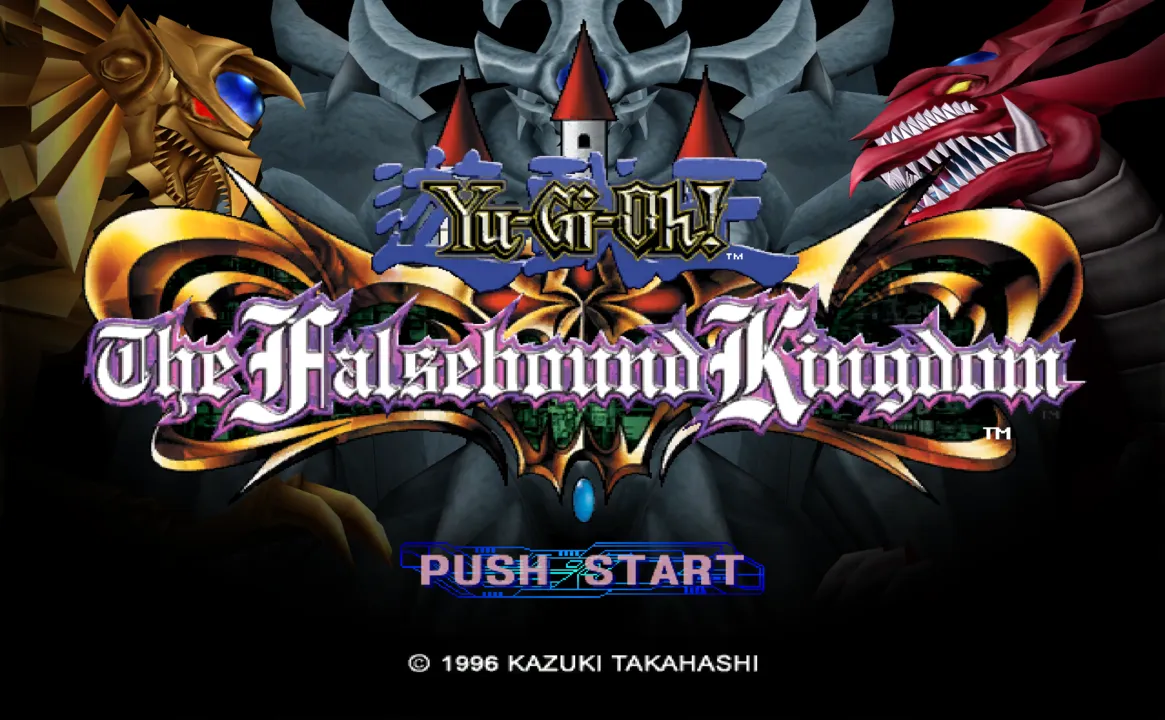 Backdrop artwork for Yu-Gi-Oh! The Falsebound Kingdom