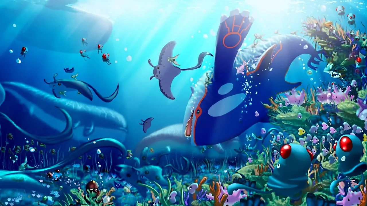 Backdrop artwork for Pokemon Box Ruby and Sapphire