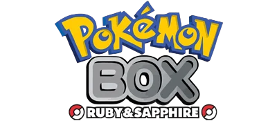 Pokemon Box Ruby and Sapphire logo