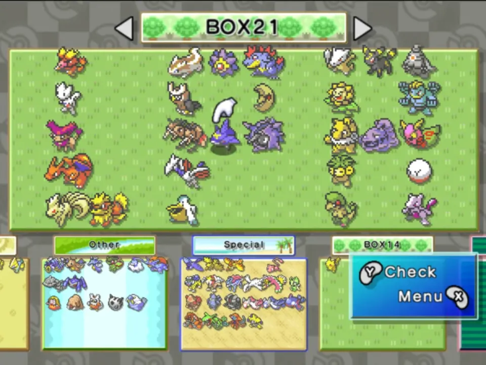 Pokemon Box Ruby and Sapphire screenshot