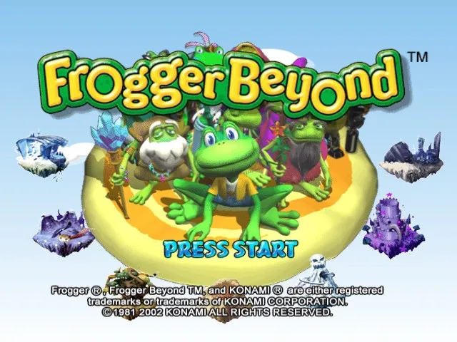 Backdrop artwork for Frogger Beyond