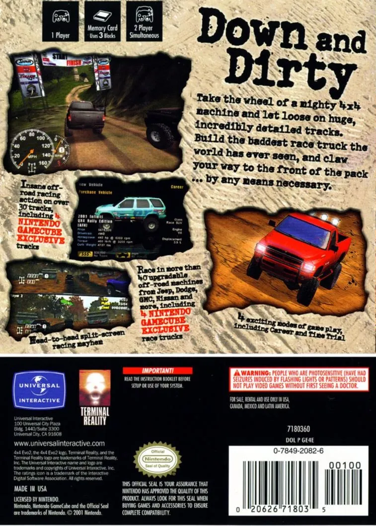 4x4 Evo 2 box back