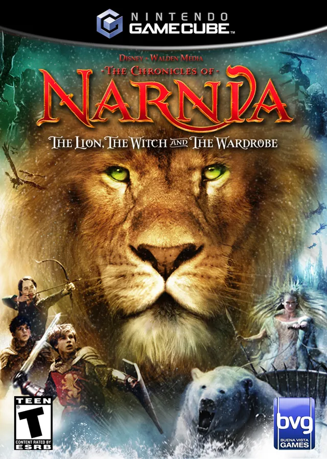 The Chronicles of Narnia: The Lion, the Witch and the Wardrobe cover art for Nintendo GameCube
