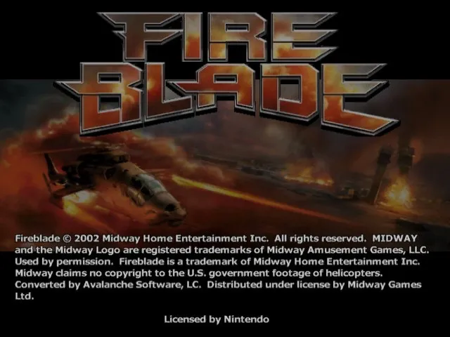 Backdrop artwork for Fire Blade