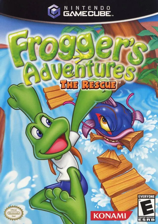 Frogger's Adventures: The Rescue box art