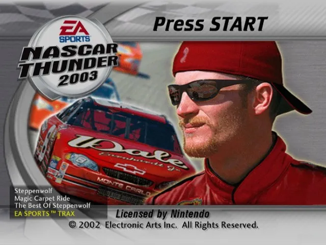 Backdrop artwork for NASCAR Thunder 2003