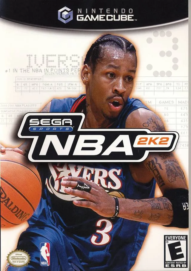 NBA 2K2 box art