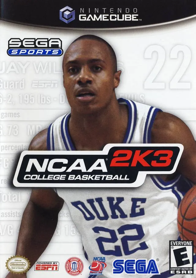 NCAA College Basketball 2K3 box art