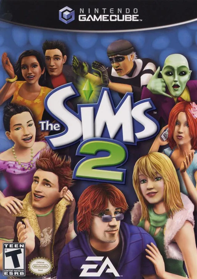 The Sims 2 box art