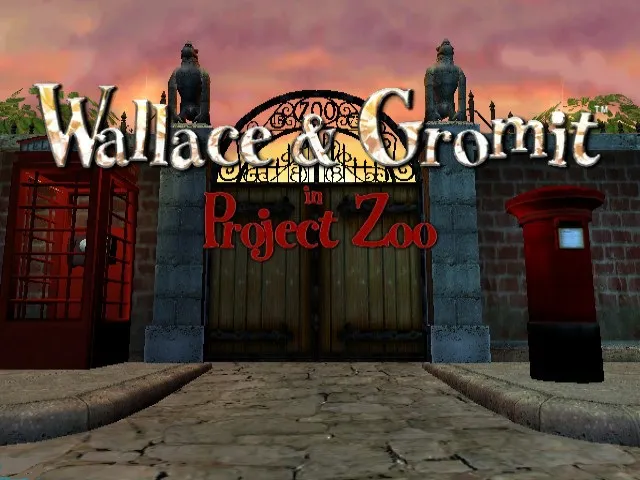 Backdrop artwork for Wallace & Gromit in Project Zoo
