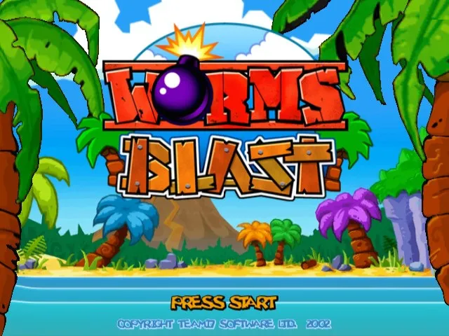 Backdrop artwork for Worms Blast