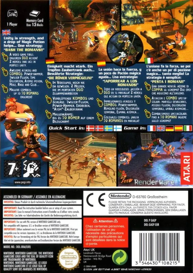 Astérix & Obélix XXL box back