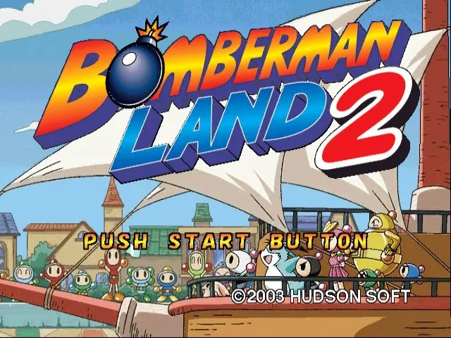 Backdrop artwork for Bomberman Land 2