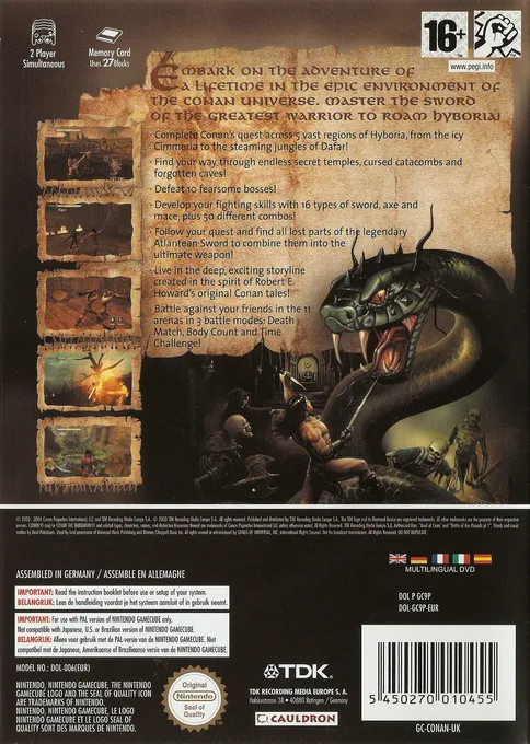 Conan box back